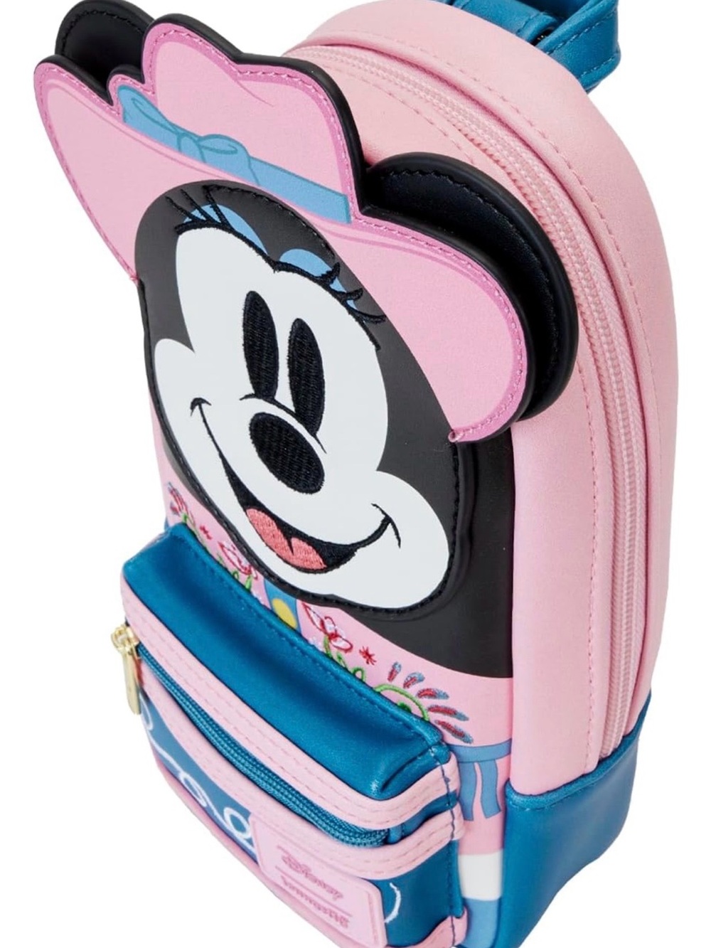 New! Loungefly Disney Western Minnie MINI Backpack Pencil Case NEW WITH TAGS NWT - Picture 9 of 10